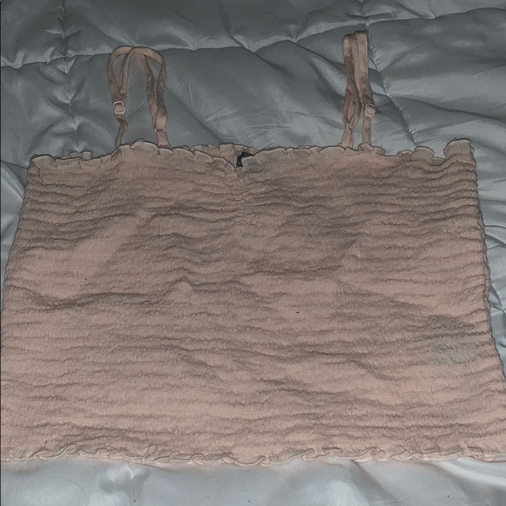 aerie ruffle tube top